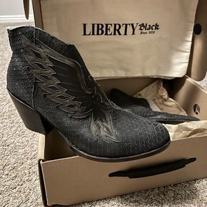 Brand new|| liberty black cowgirl boots.